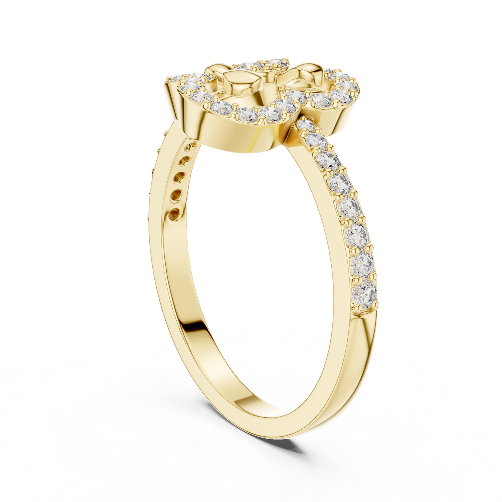 Gold Ring LR-01 (69), Yellow Gold
