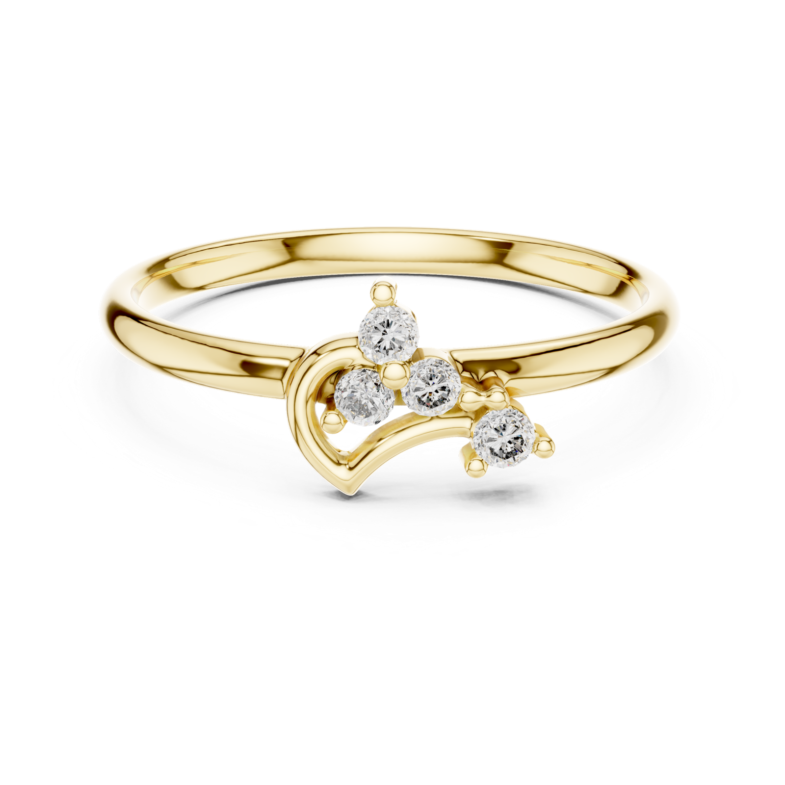Gold Ring 1 (377), Yellow Gold, view 4