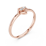 Gold Ring 1 (387), Rose Gold, view 2