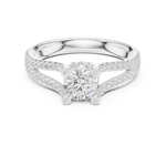 Gold Ring LR-0295, White Gold
