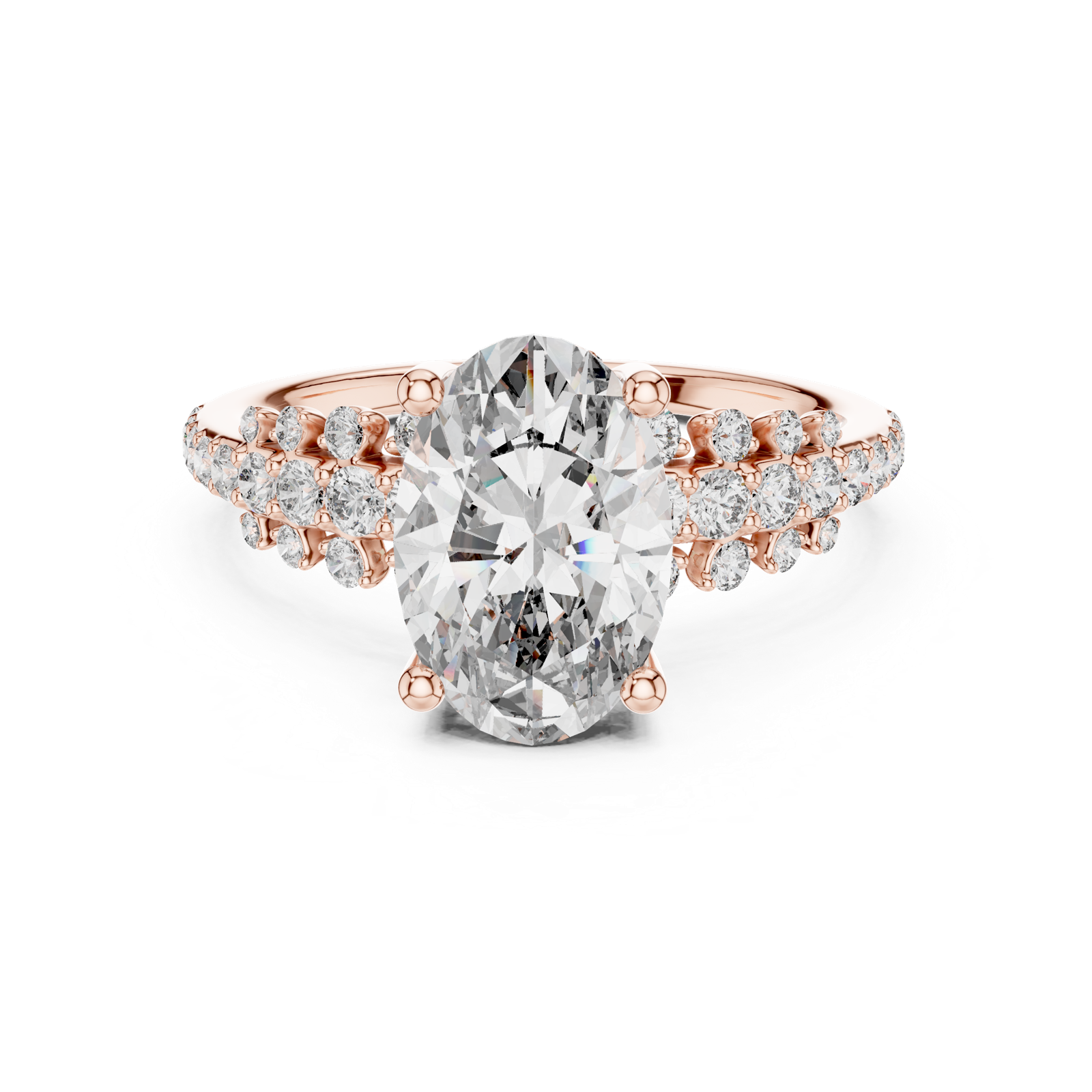 Gold Ring DDLR-060, Rose Gold