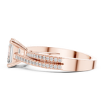 Gold Ring DDLR-403, Rose Gold, view 3
