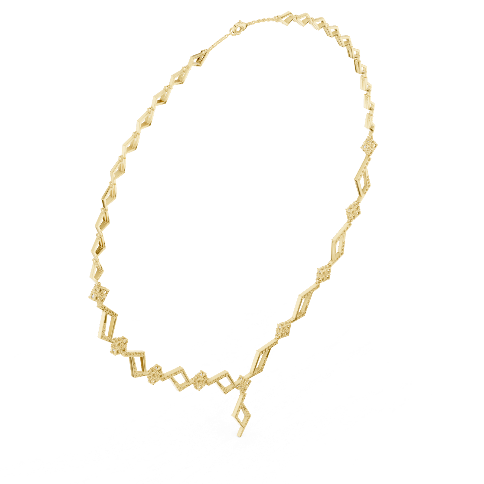 Gold Necklace SBWN (35), Yellow Gold, view 2