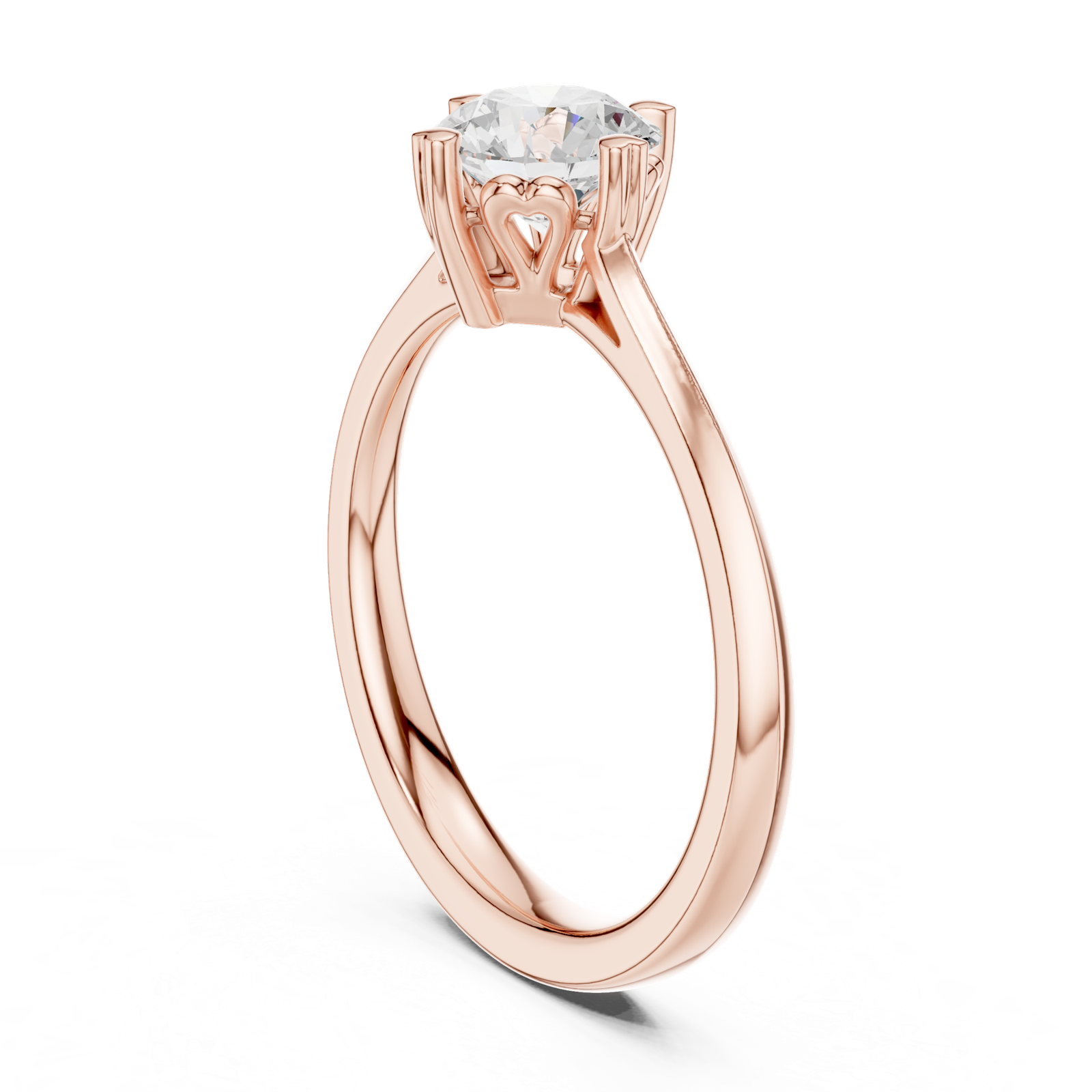 Gold Ring DDLR-547, Rose Gold