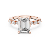 Gold Ring DDLR-1004, Rose Gold, view 4
