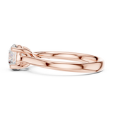 Gold Ring DDLR-633, Rose Gold, view 3