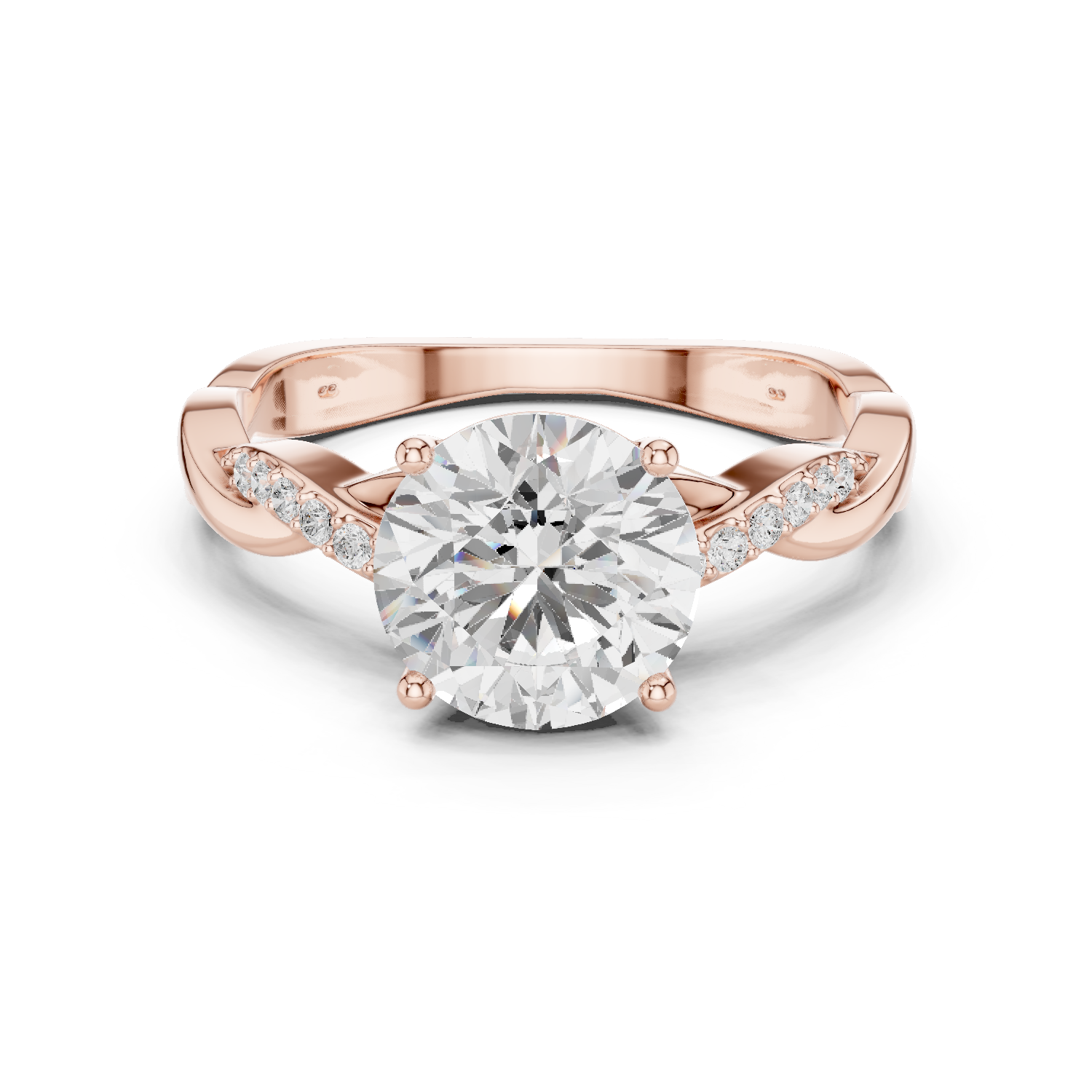 Gold Ring DDLR-816, Rose Gold