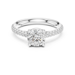 Gold Ring DDLR-631, White Gold, view 4