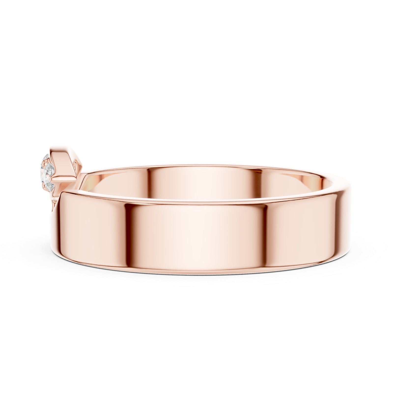 Gold Ring SBWR(26), Rose Gold, view 3