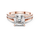 Gold Ring DDLR-992, Rose Gold, view 4