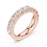 Gold Ring DDLR-601, Rose Gold, view 2