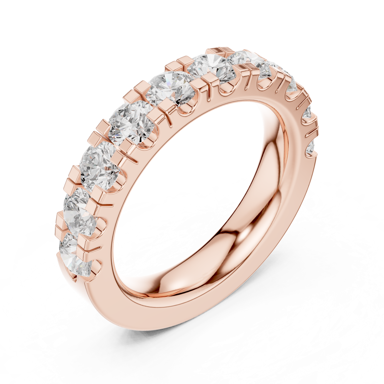 Gold Ring DDLR-601, Rose Gold, view 2