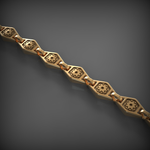 14K Solid Gold Men's Chain Necklace, Yellow Gold