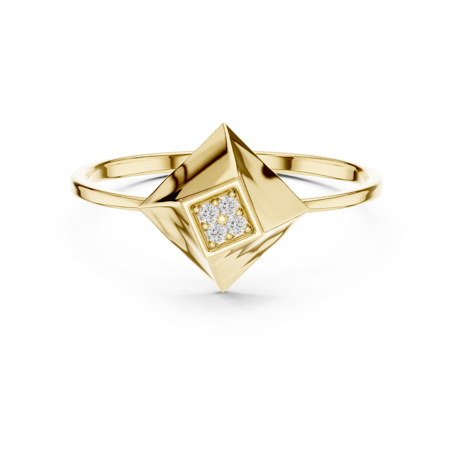 Gold Ring 1 (211), Yellow Gold, view 4