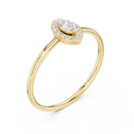 Gold Ring HLR-204, Yellow Gold, view 2