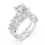 Gold Ring DDLR-945, White Gold, view 2