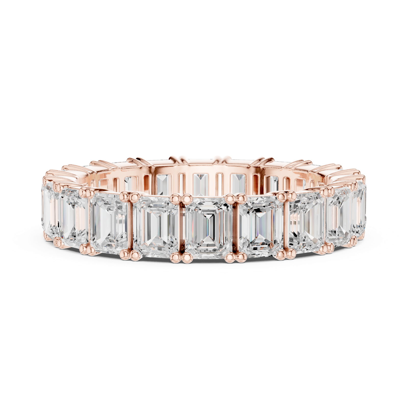 Gold Ring DDLR-626, Rose Gold, view 3