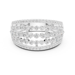 Gold Ring DDLR-759, White Gold, view 4