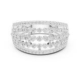 Gold Ring DDLR-759, White Gold, view 4