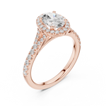 Gold Ring DDLR-910, Rose Gold, view 2