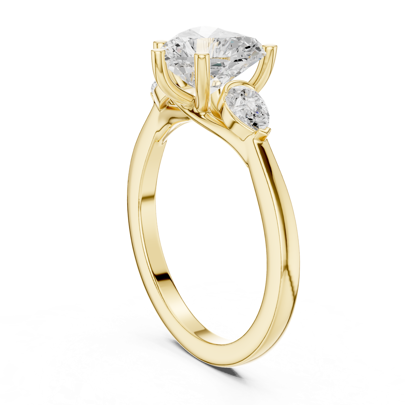 Gold Ring DDLR-270, Yellow Gold, view 1
