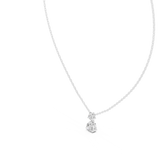 Gold Pendant GPD-0025, White Gold, view 2