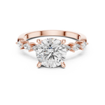 Gold Ring DDLR-1008, Rose Gold, view 4