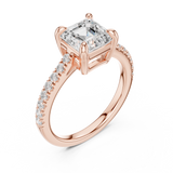 Gold Ring DDLR-874, Rose Gold, view 2