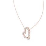 Gold Pendant GPD-0008, Rose Gold, view 2