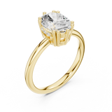 Gold Ring DDLR-927, Yellow Gold, view 2