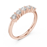Gold Ring DDLR-614, Rose Gold, view 2