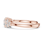 Gold Ring DDLR-678, Rose Gold, view 3
