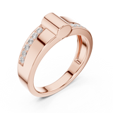 Gold Ring SBMR(12), Rose Gold, view 2