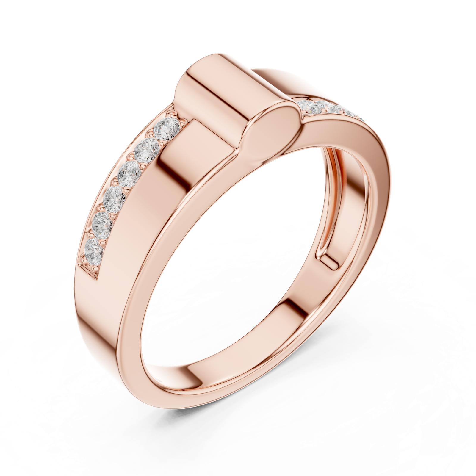 Gold Ring SBMR(12), Rose Gold, view 2