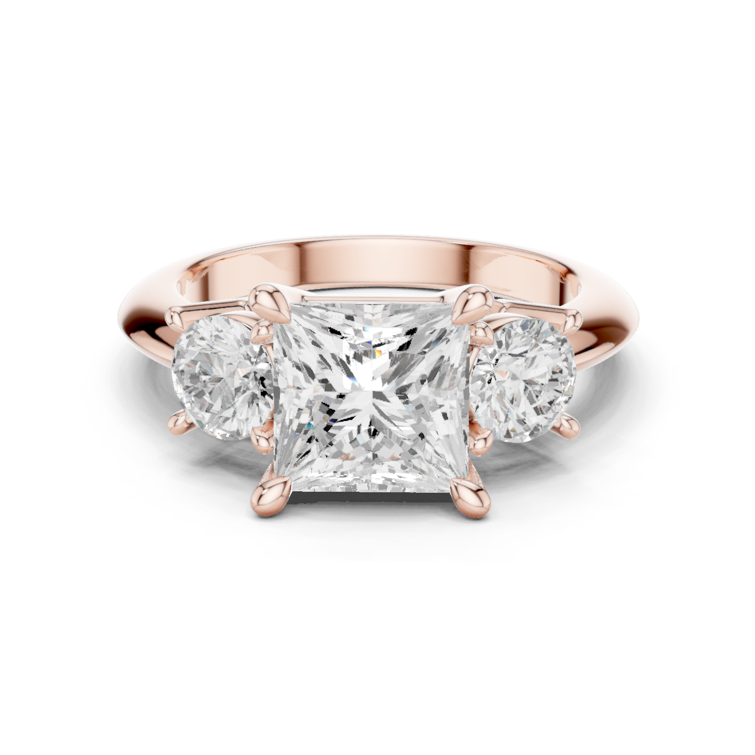 Gold Ring DDLR-904, Rose Gold