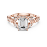 Gold Ring DDLR-257, Rose Gold, view 4
