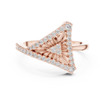 Gold Ring LR-01 (87), Rose Gold, view 4