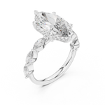 Gold Pendant 9-10013L_05, White Gold, view 2