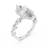 Gold Pendant 9-10013L_05, White Gold, view 2