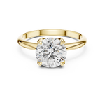 Gold Ring DDLR-050, Yellow Gold, view 4