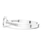 Gold Ring ALR-166, White Gold, view 3