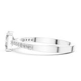 Gold Ring ALR-166, White Gold, view 3