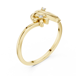 Gold Ring DR-6218, Yellow Gold, view 2