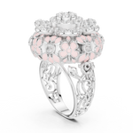 Gold Ring DDLR-767, White Gold, view 1