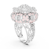 Gold Ring DDLR-767, White Gold, view 1
