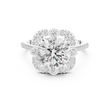 Gold Ring DDLR-331, White Gold, view 4