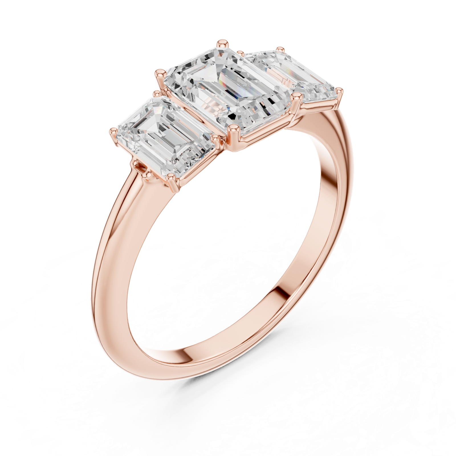 Gold Ring DDLR-1073, Rose Gold, view 2