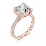Gold Ring DDLR-953, Rose Gold, view 2