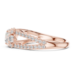 Gold Ring DDLR-794, Rose Gold, view 3