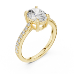Gold Ring DDLR-879, Yellow Gold, view 2